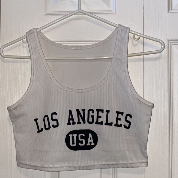 white crop tank - Picture 1 of 1